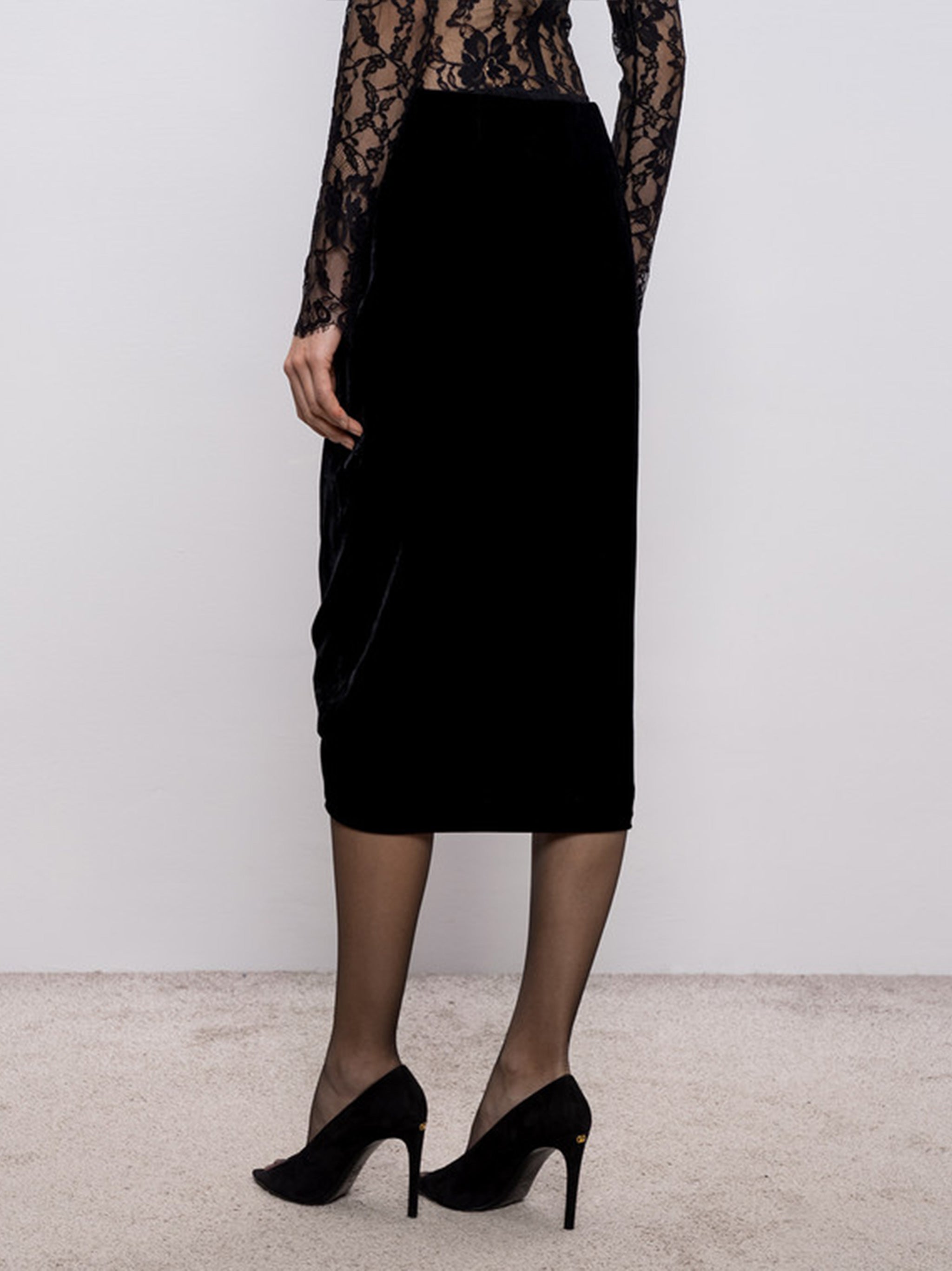 Skirt Black Gonna