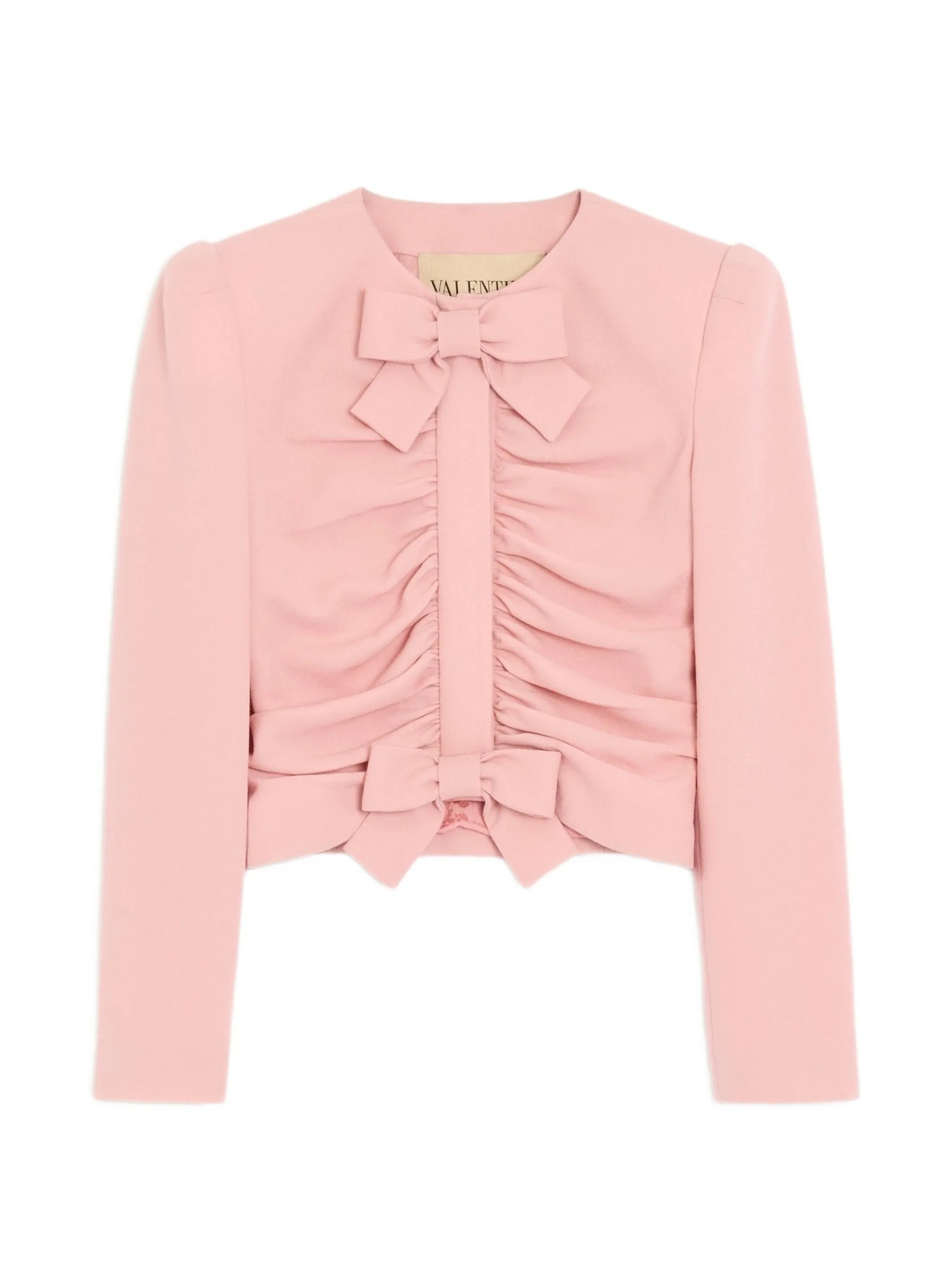 Giacca Rouche Pink & Purple Wool |