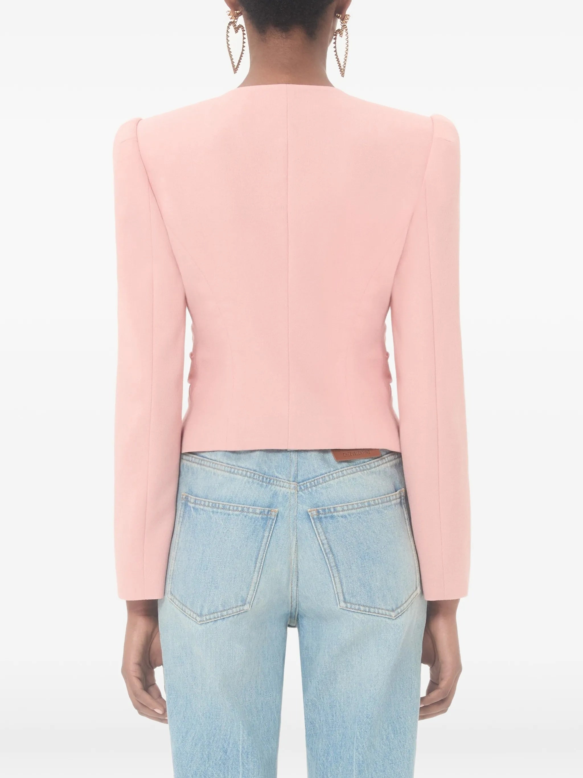 Giacca Rouche Pink & Purple Wool |