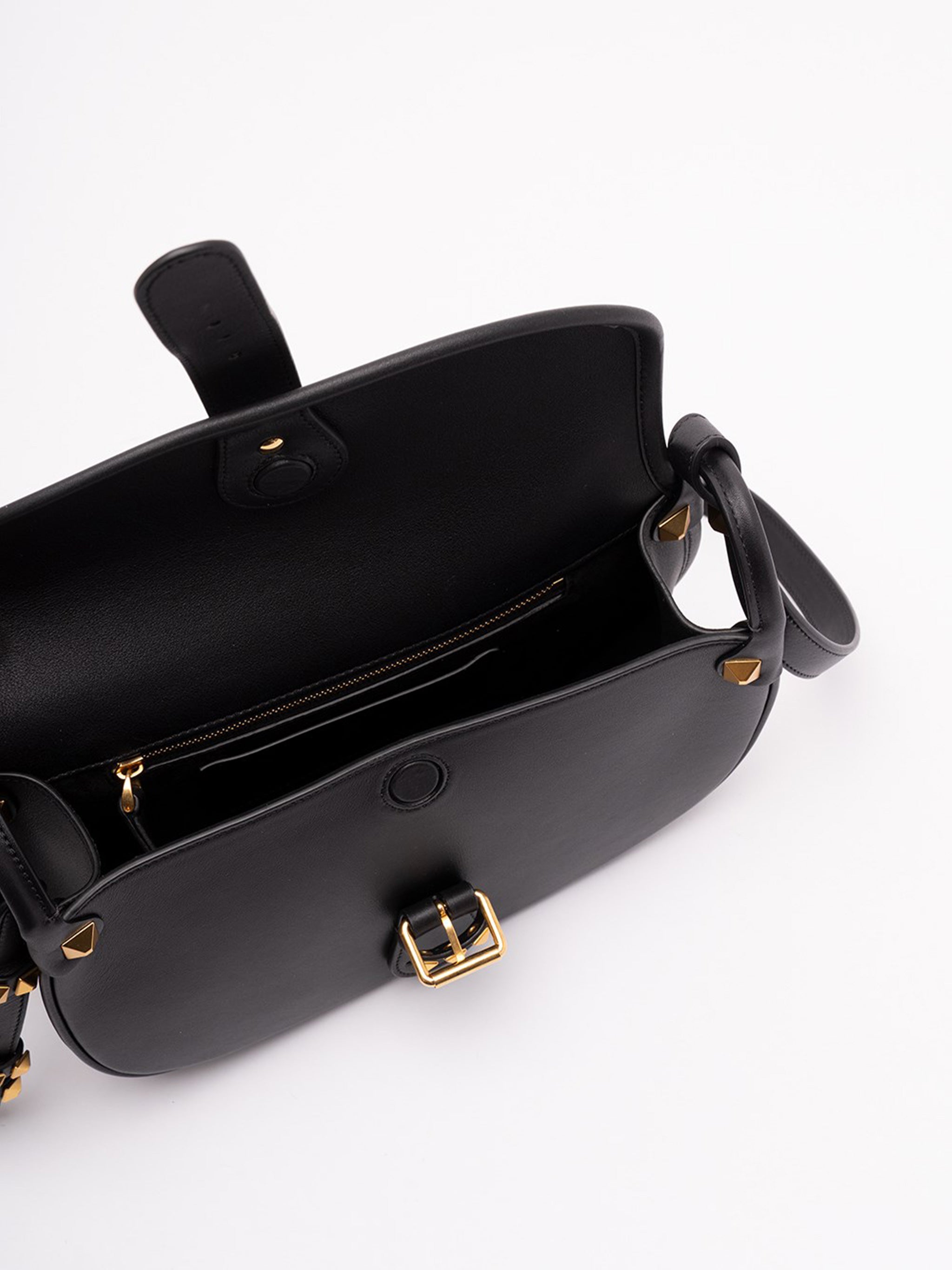 Shoulder Bag Flaneuse Black Leather | Borsa