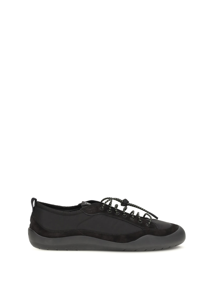 Prada Upper: 30% calf leather sneaker in black