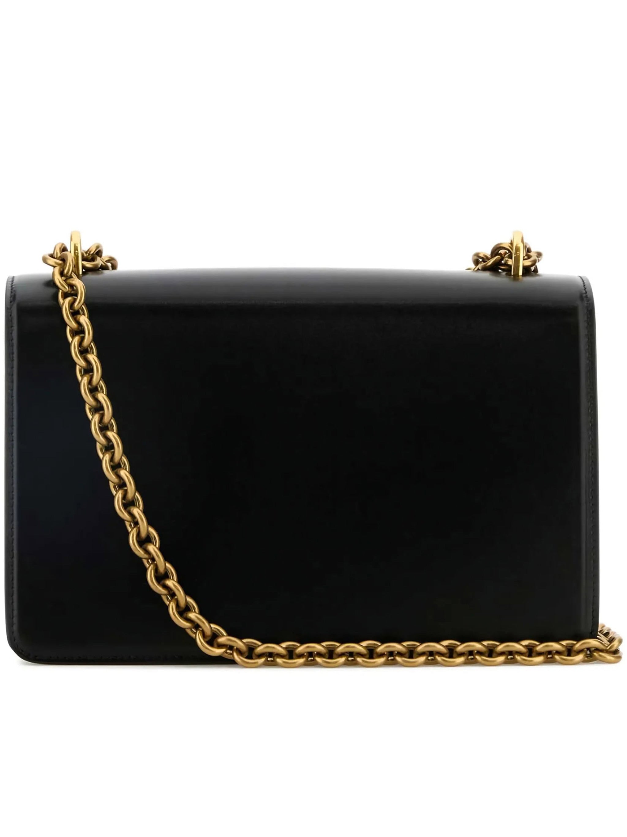 Shoulder Bag Vain Black Leather | Borsa