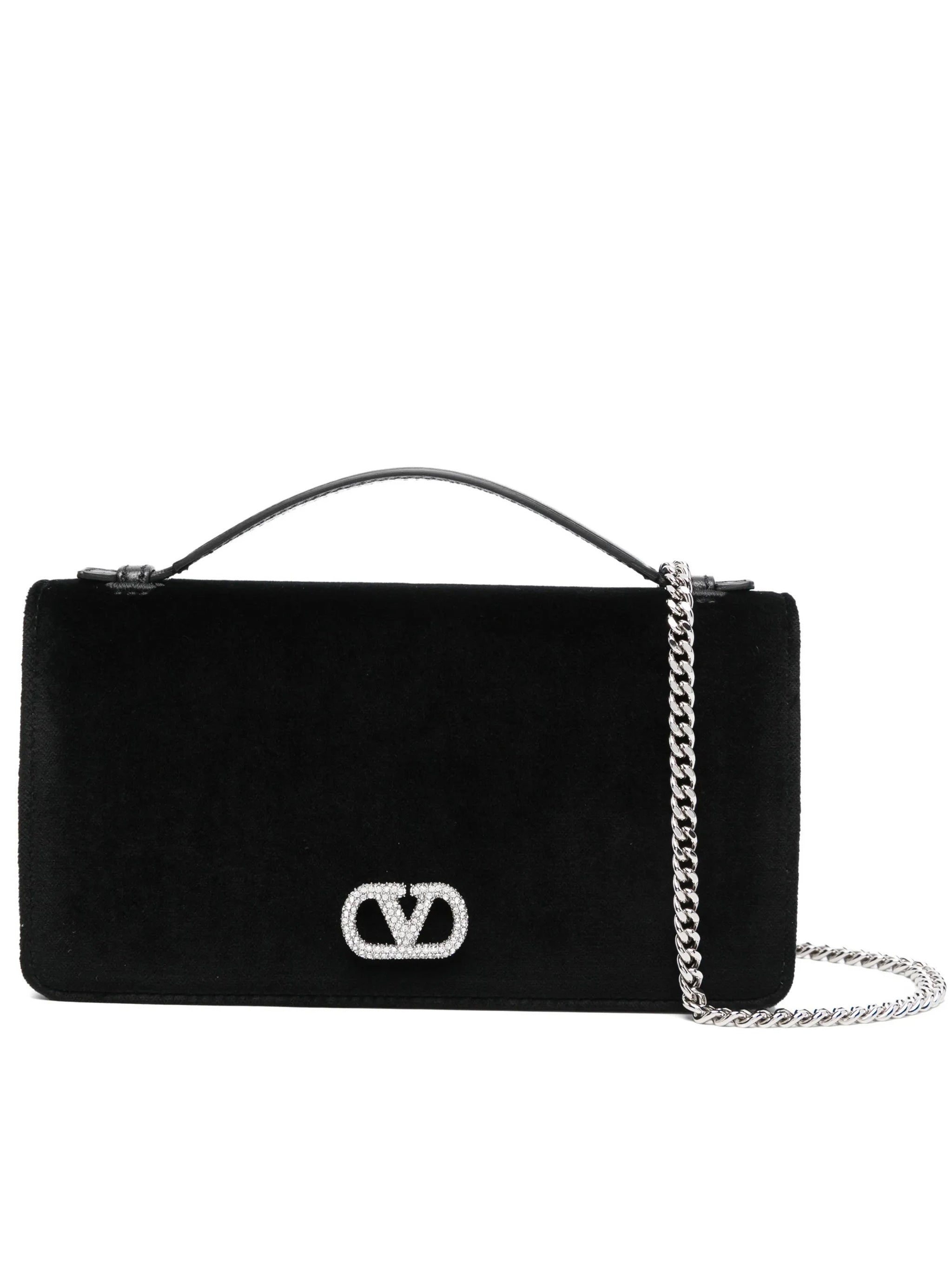 Wallet W-strap Vlogo Signature Black Borsa