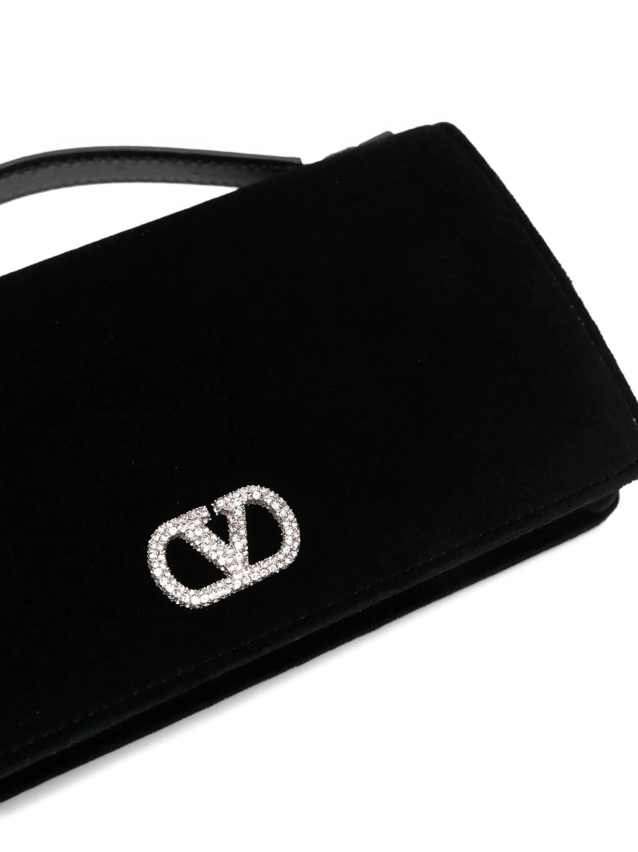 Wallet W-strap Vlogo Signature Black Borsa