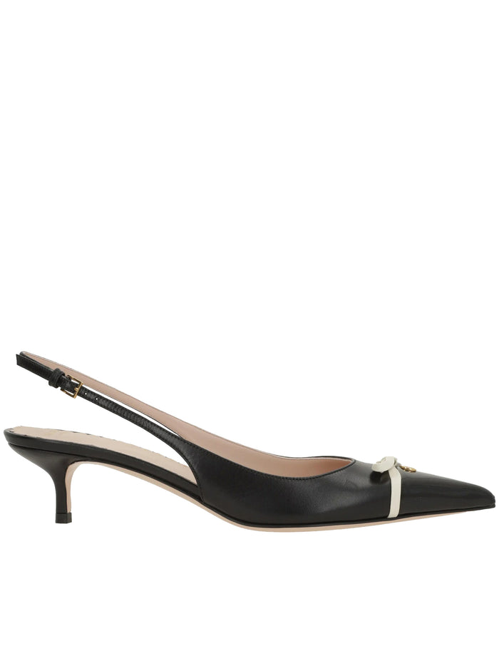 Sling Back Black Patent Leather | Calzature