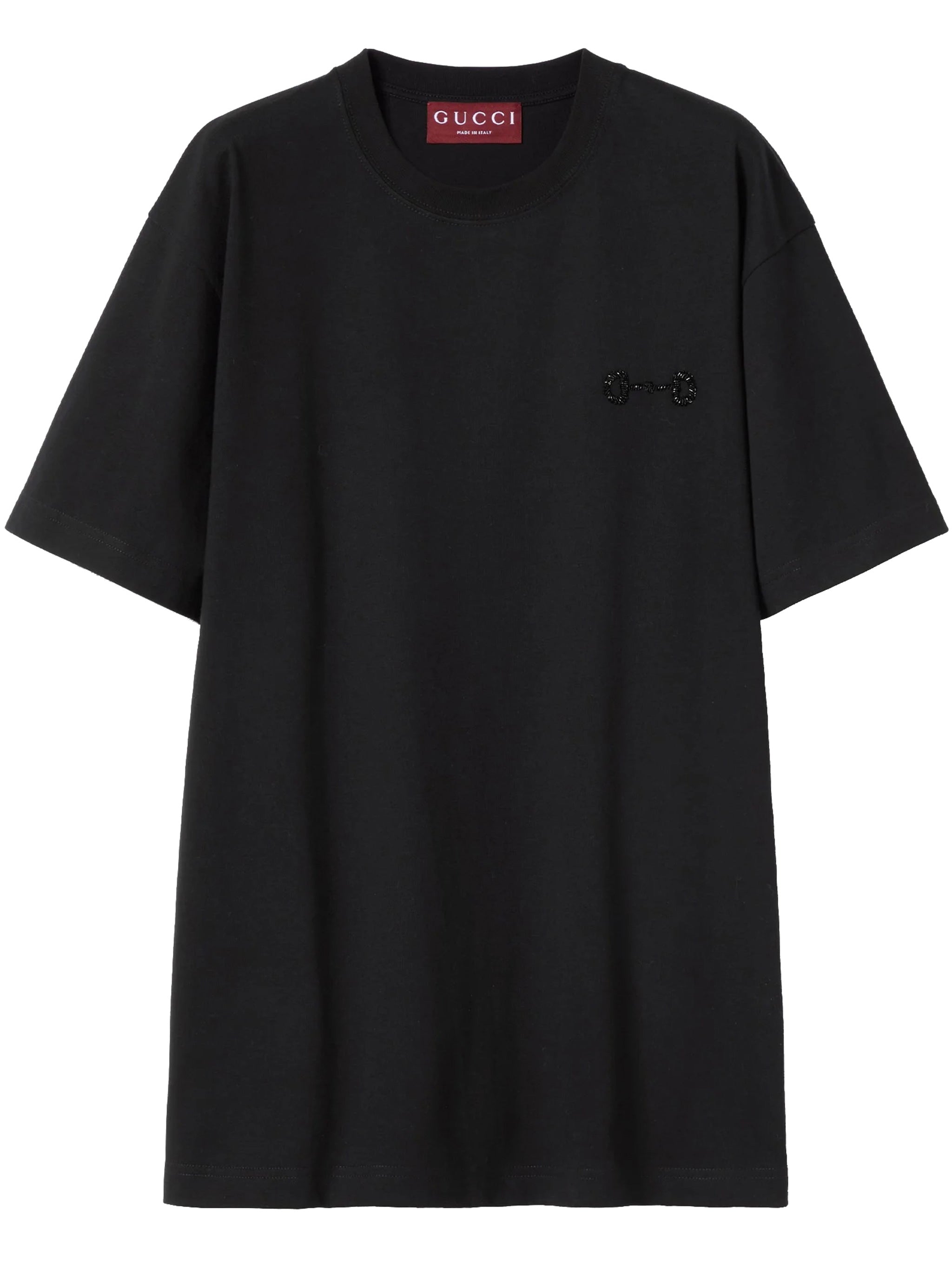Regular Medium Cotton Jersey Black T-shirt