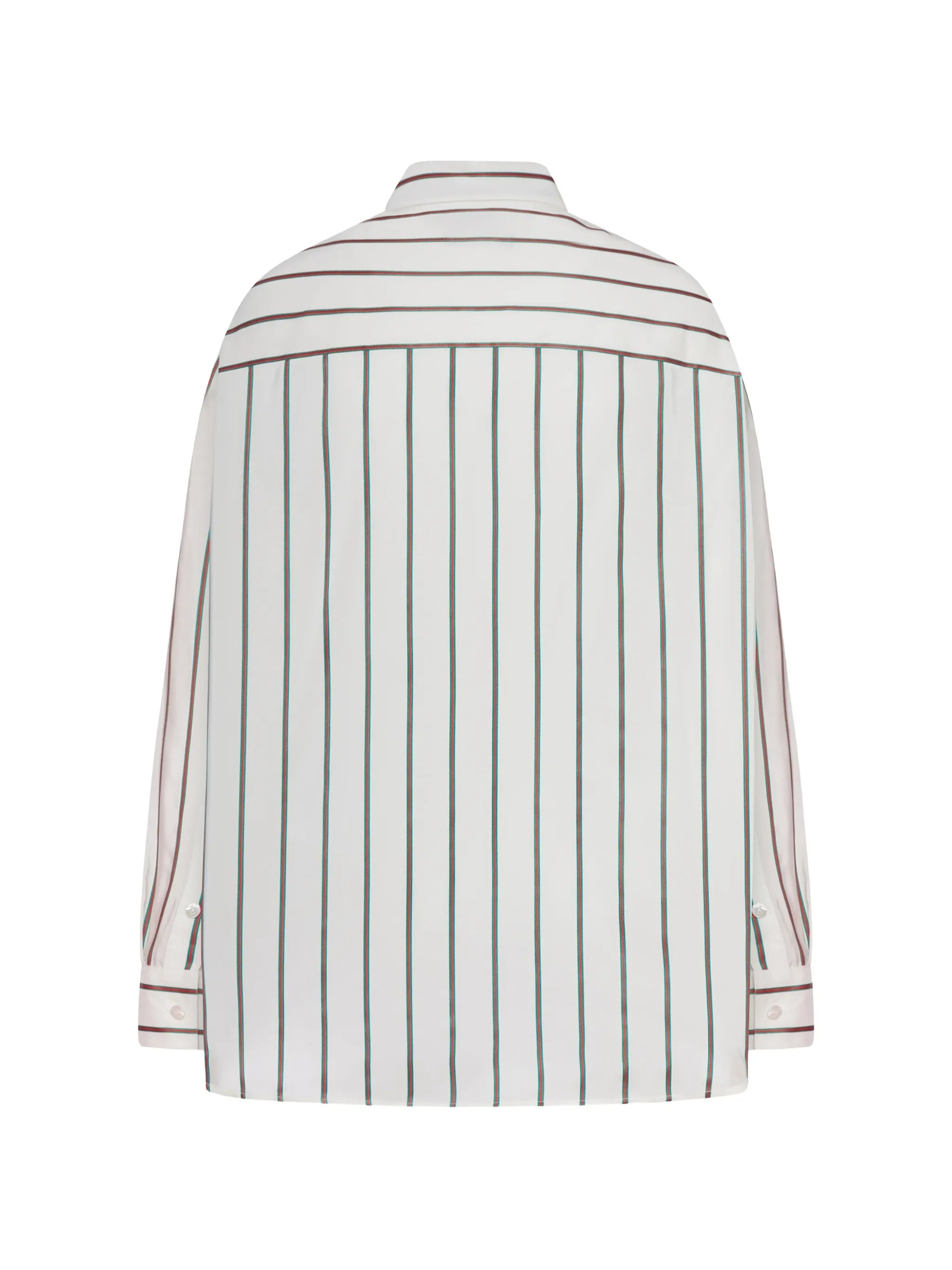 Shirt Web Silk Habotai White Camicia