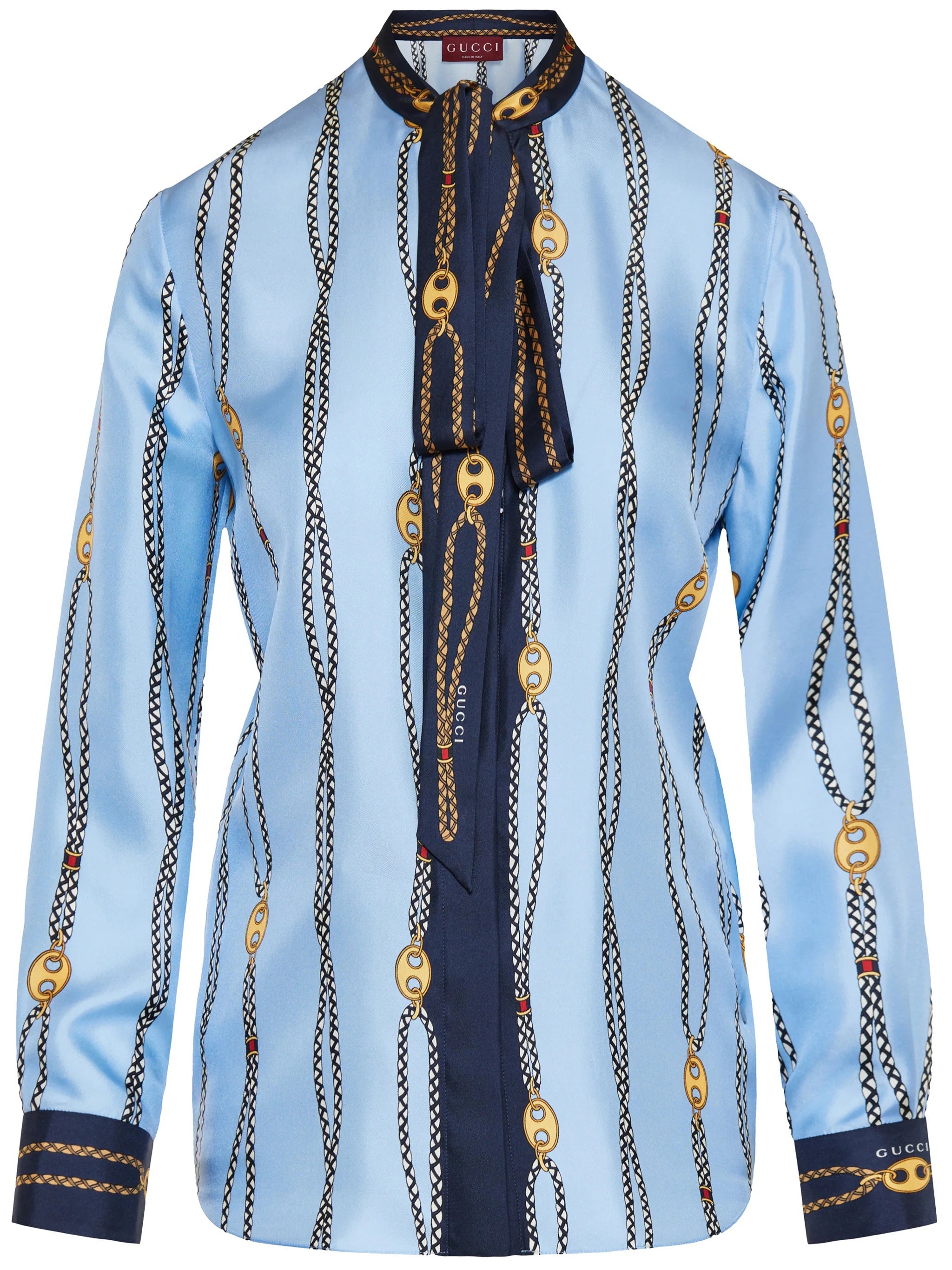 Shirt Marina Waves Blue Camicia