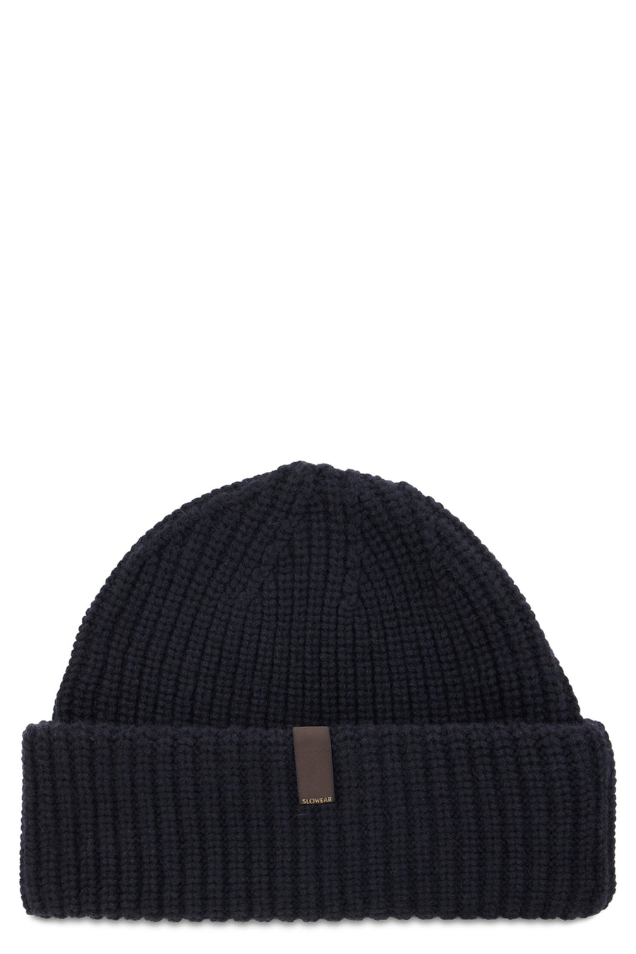 Knitted Cashmere Hat Blue