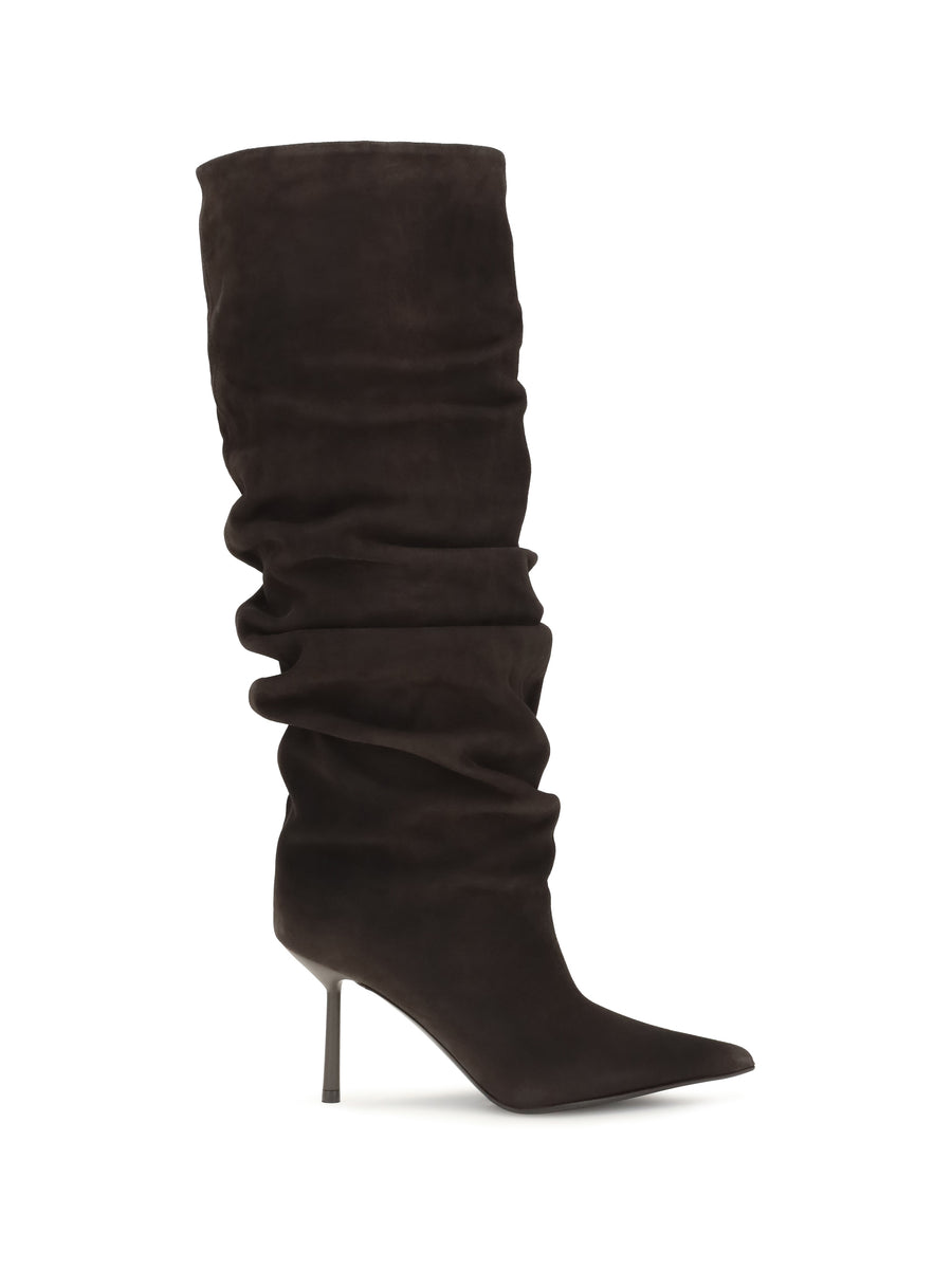 Boots Bella Suede Brown Calf Leather