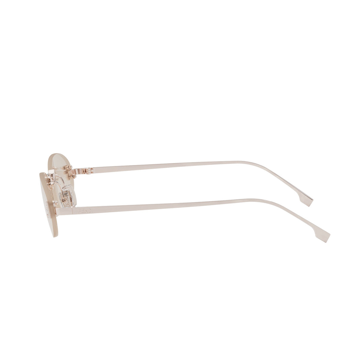 FE4075US 28Y Oro Rosa Fendi First Crystal Metal Occhiali Da Sole