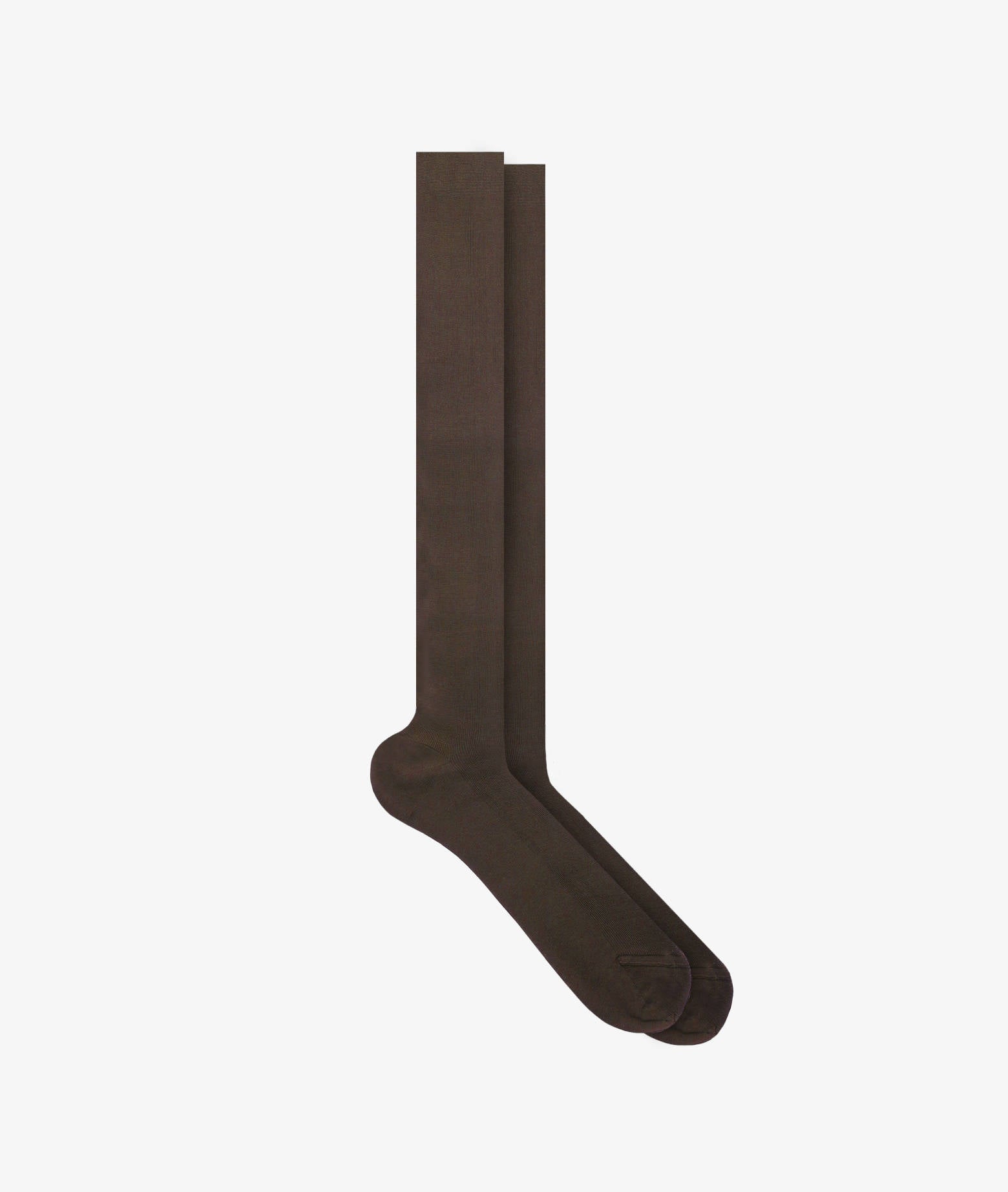 Silk Socks Darkbrown