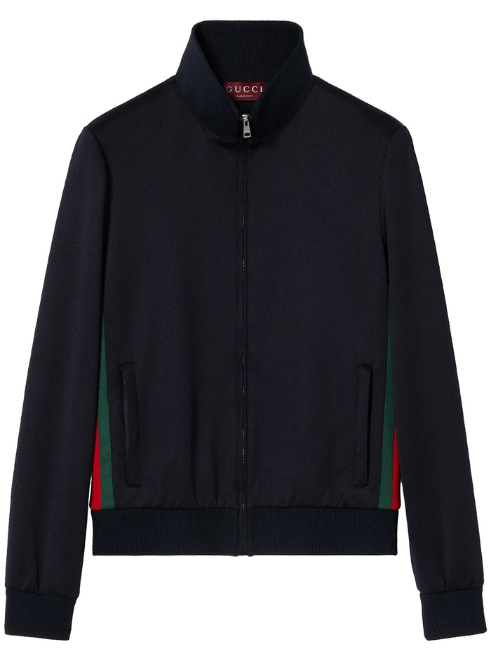 Full Zip Jacket Black Felpa