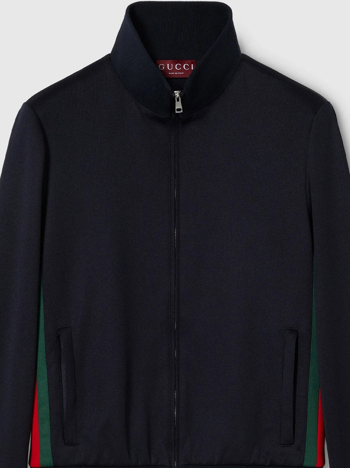 Full Zip Jacket Black Felpa