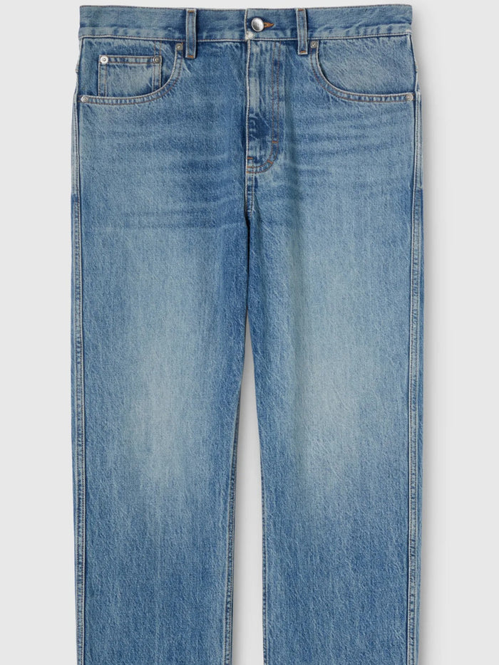 New Cigarette Washed Blue Jean