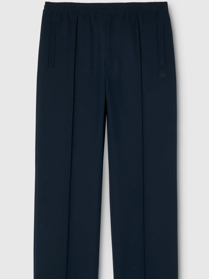 Drawstring Pant Blue Pantaloni