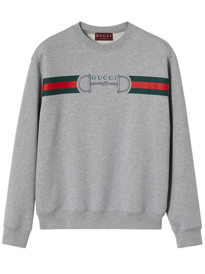 Crewneck Grey Felpa