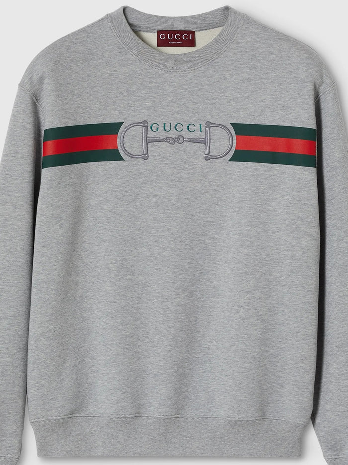 Crewneck Grey Felpa