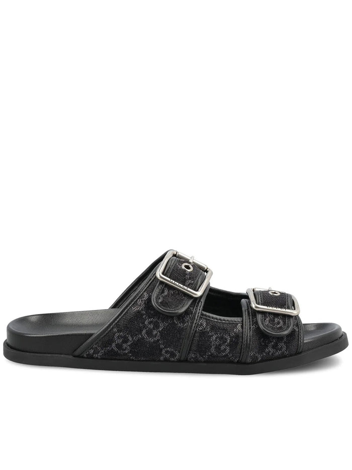 Rhein Slide Gg Denim Black Calzature