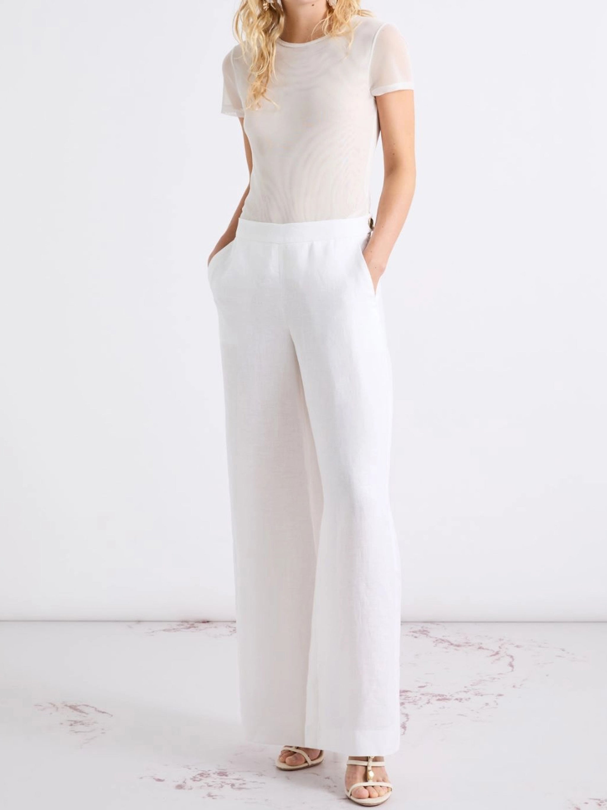 Mllottelia White Pantaloni