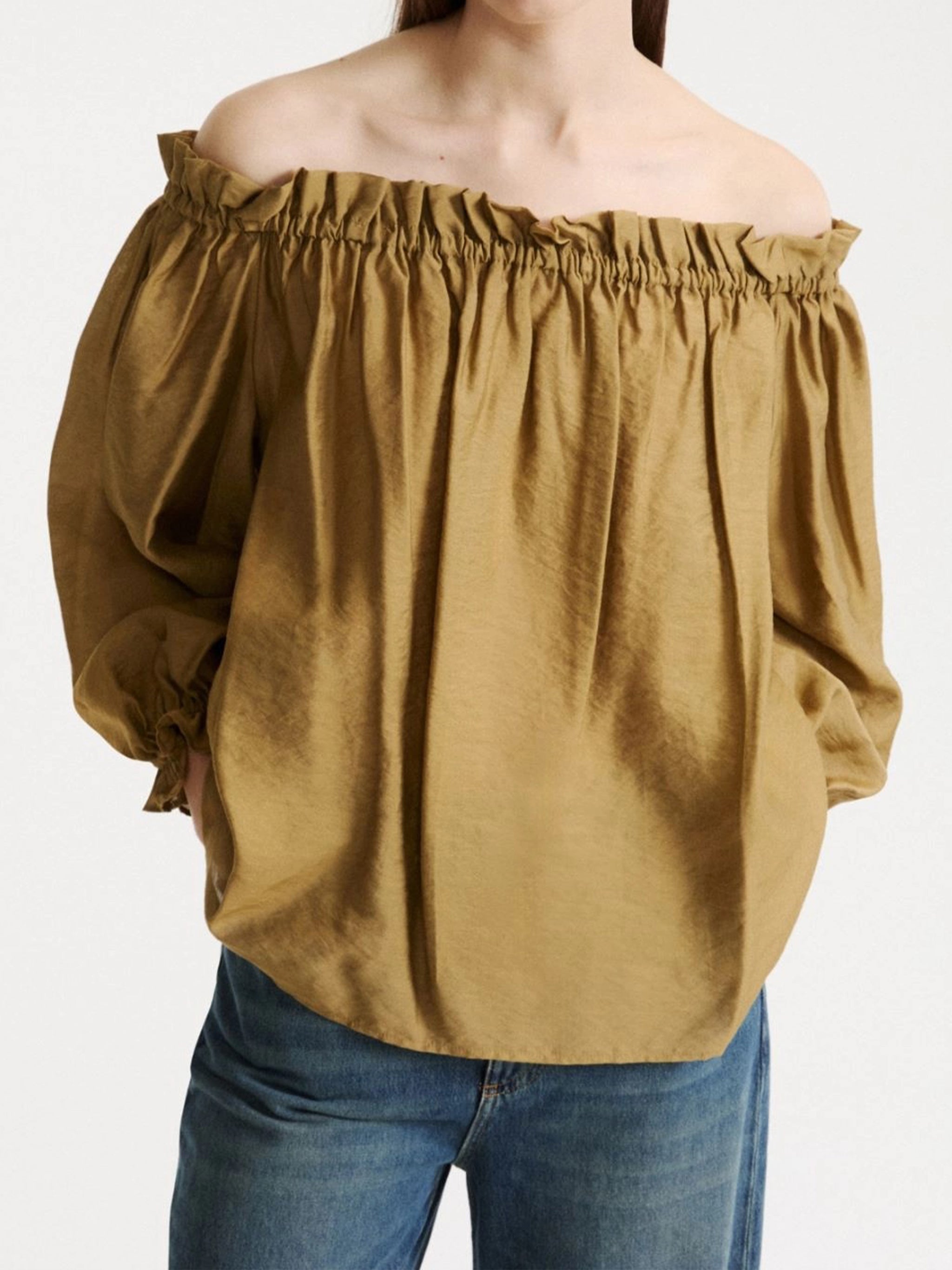 Mllmeringa Brown Modal Top
