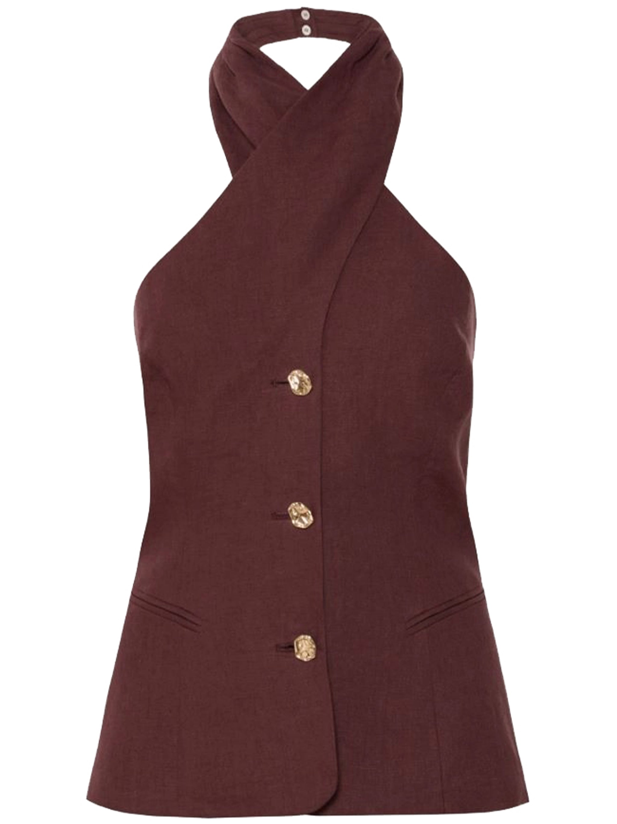 Mllgiorno Brown Top