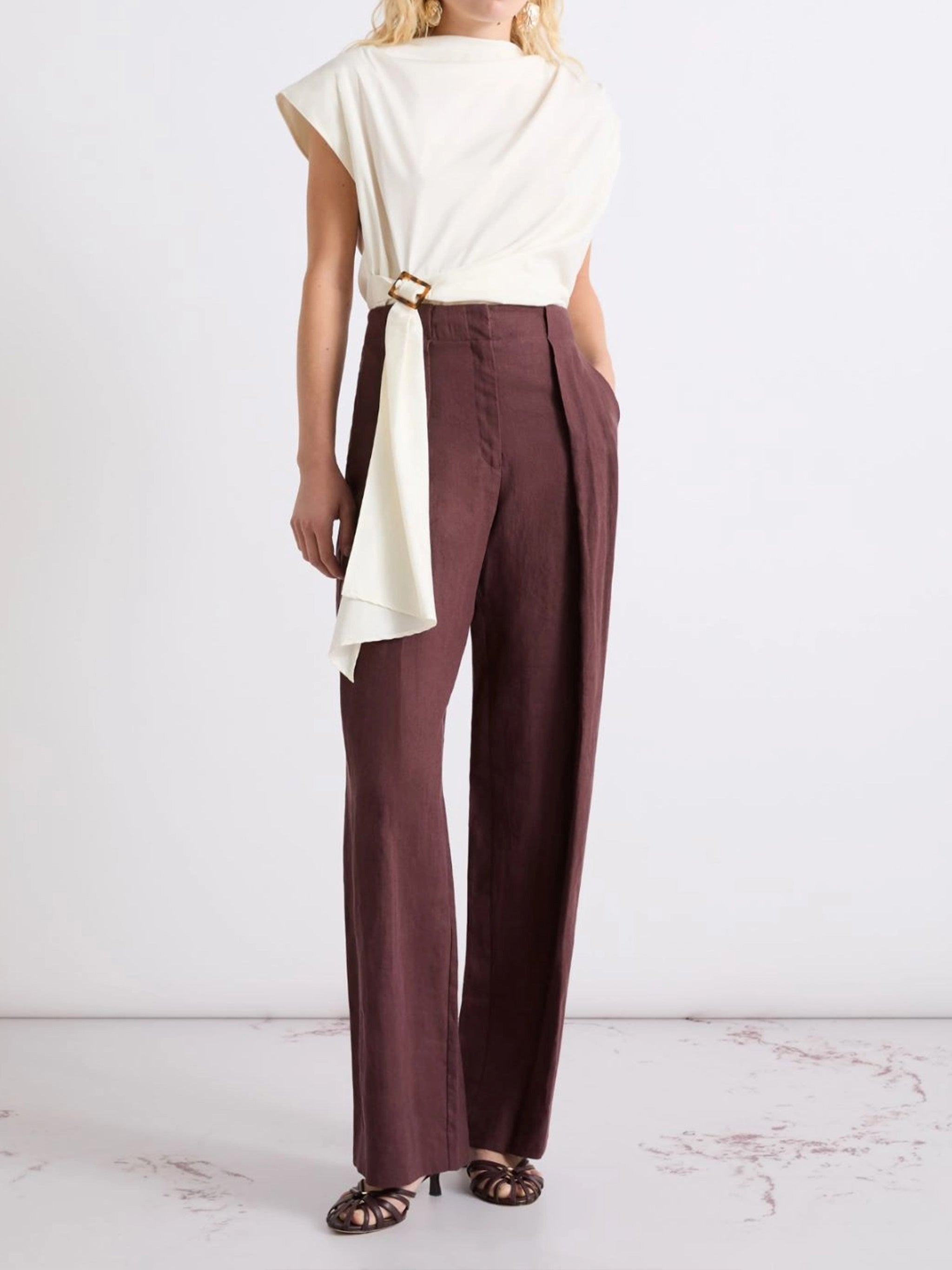Mllrete Brown Pantaloni