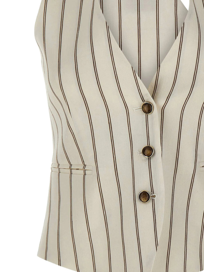 Mllteso White Gilet