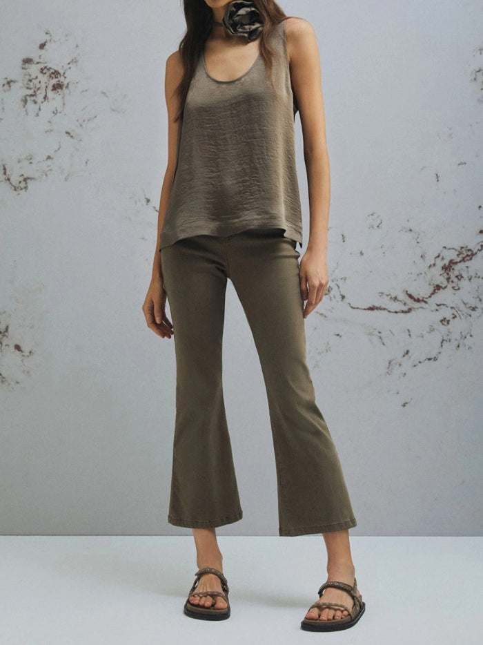 Mlmapogeo Brown Top