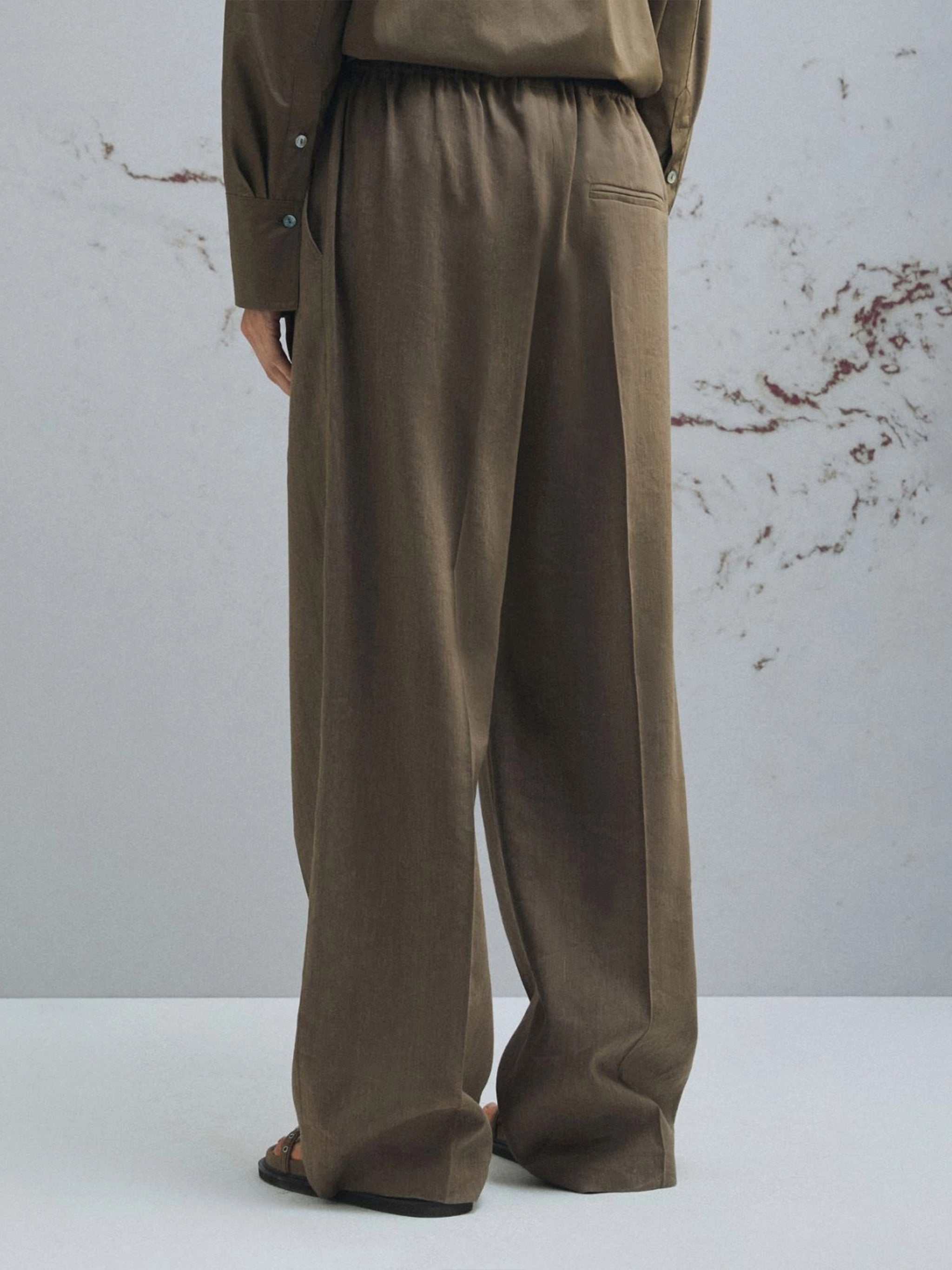 Mlmalloro Brown Pantaloni