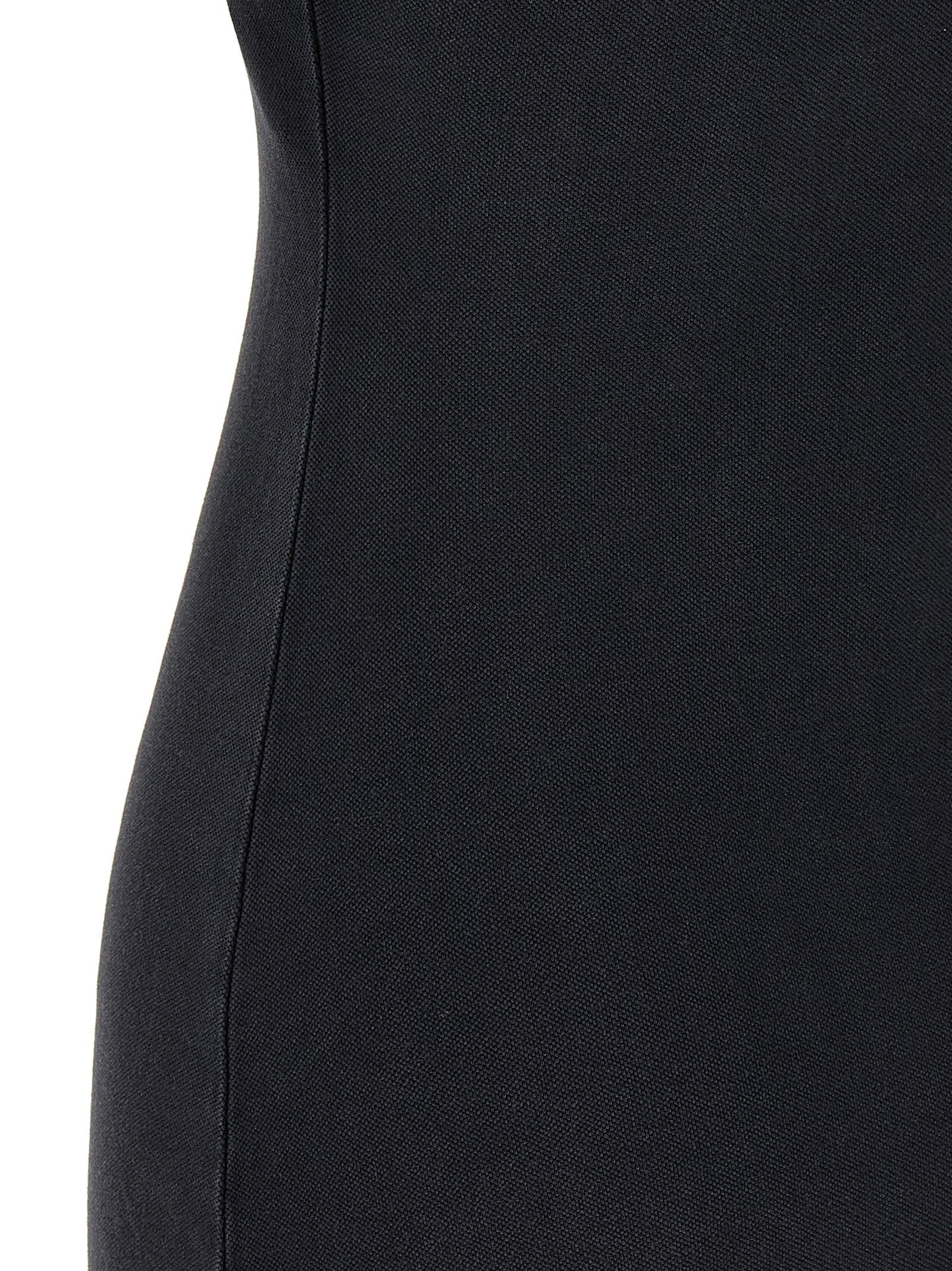 Laurel Classic polo dress Black Cotton
