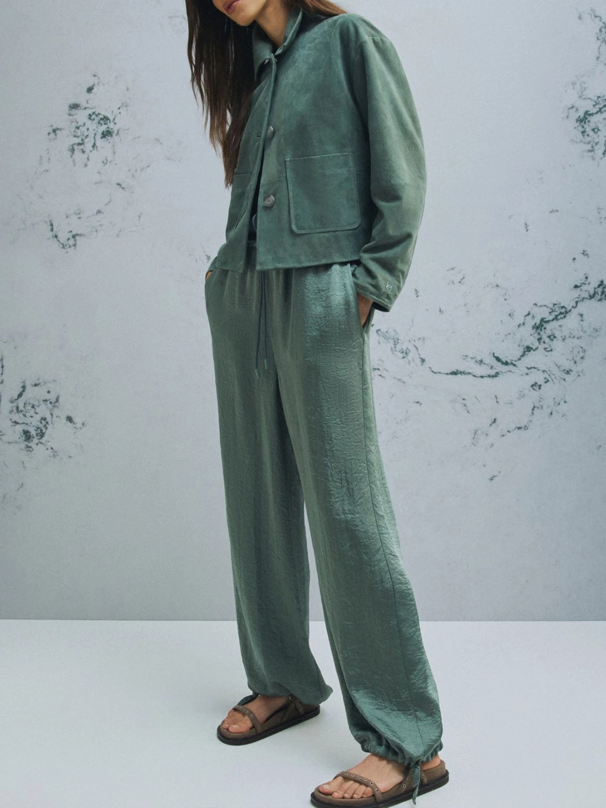 Mlmbronzo Green Pantaloni