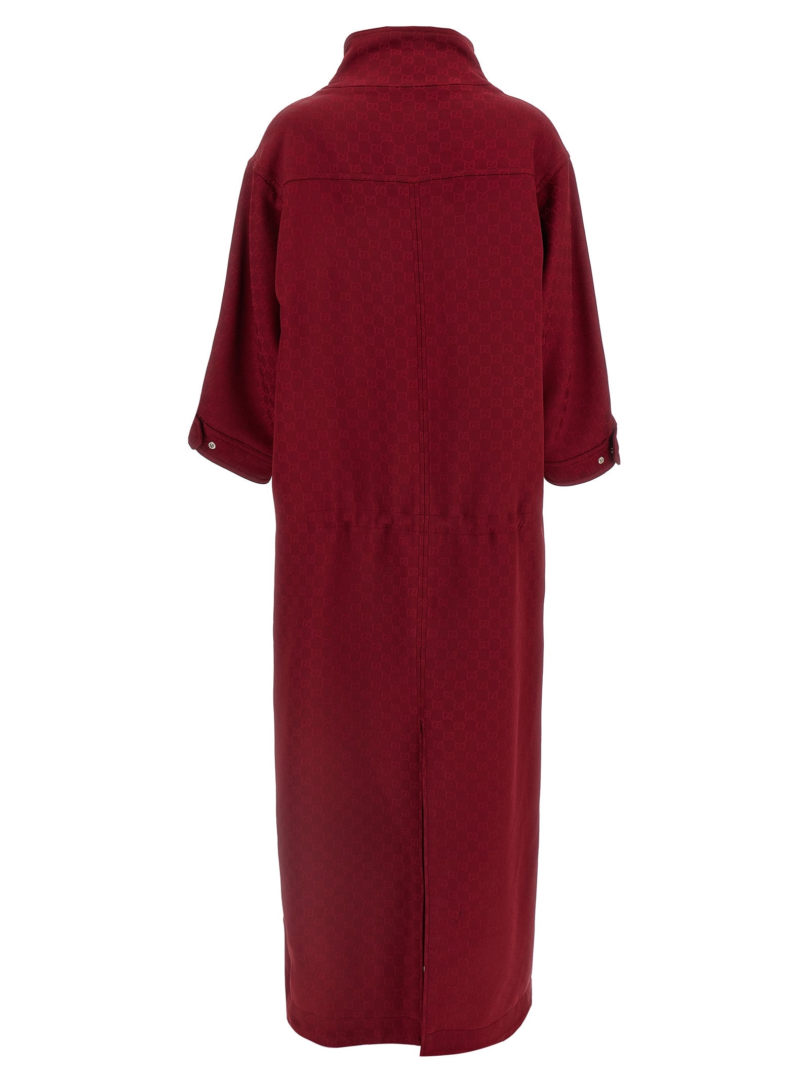 GG Coat Red Viscose Coats, Trench