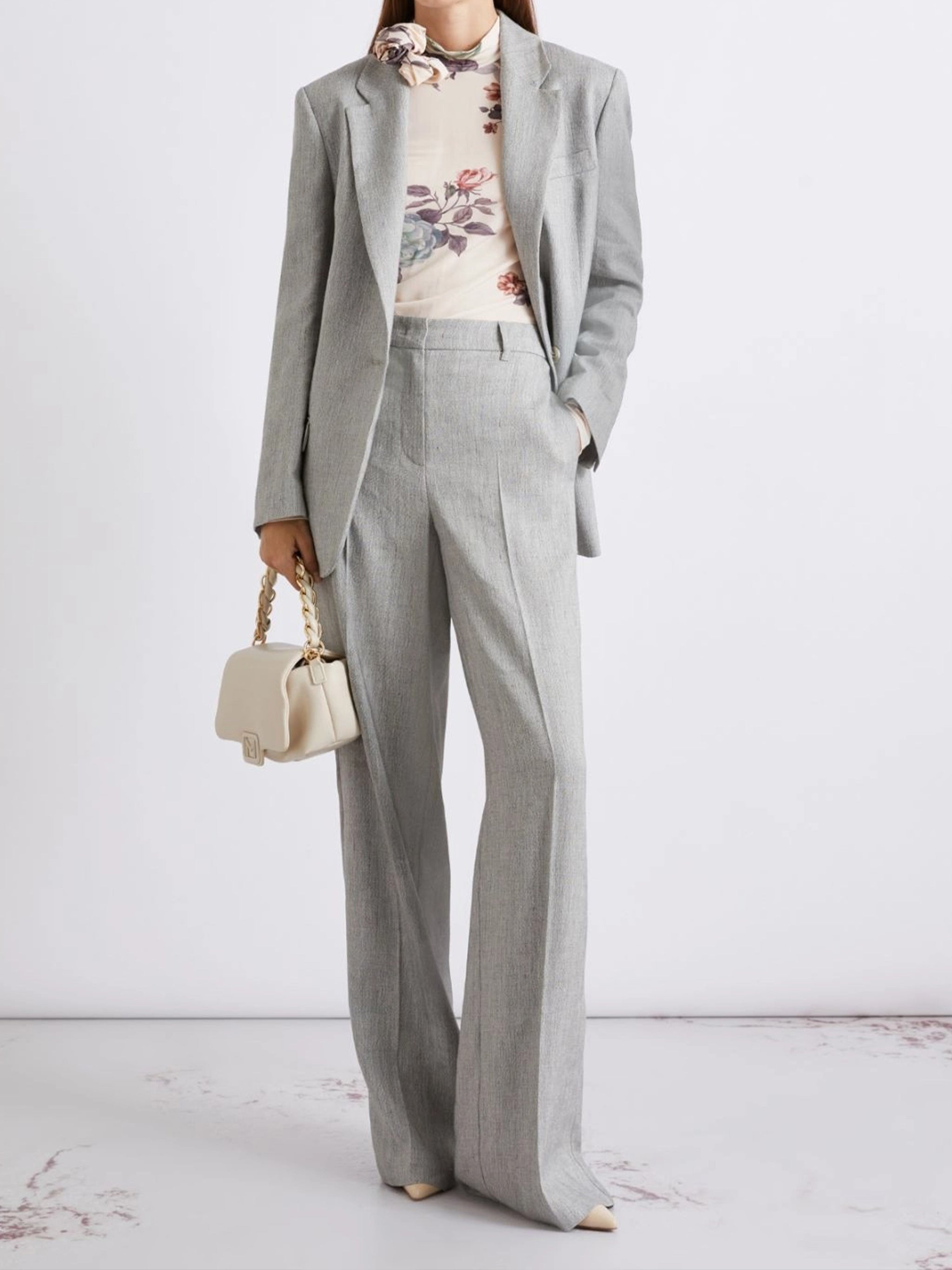 Mlluggioso Grey Blazer