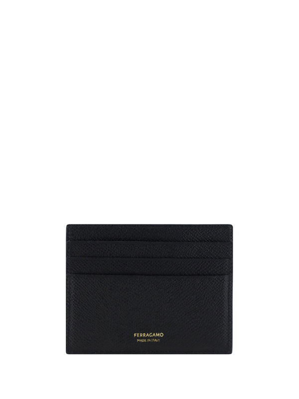 Card Holder Black Calf Leather Umbrellas