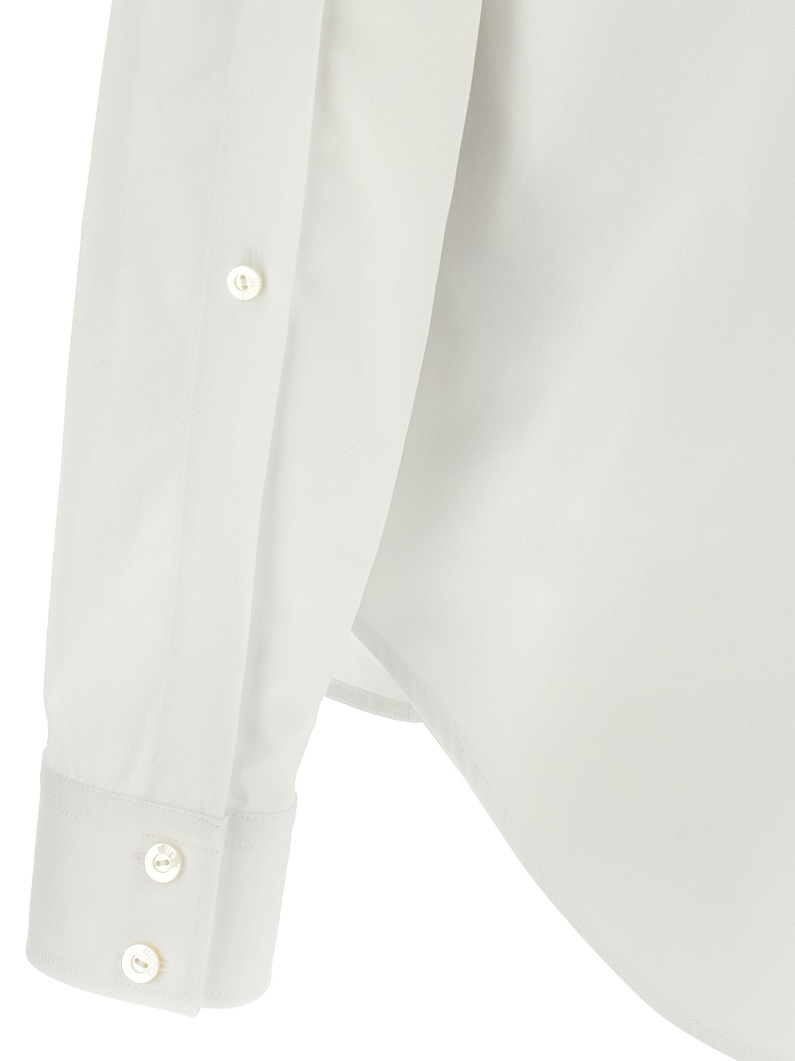 Horsebit shirt White Cotton Shirt, Blouse