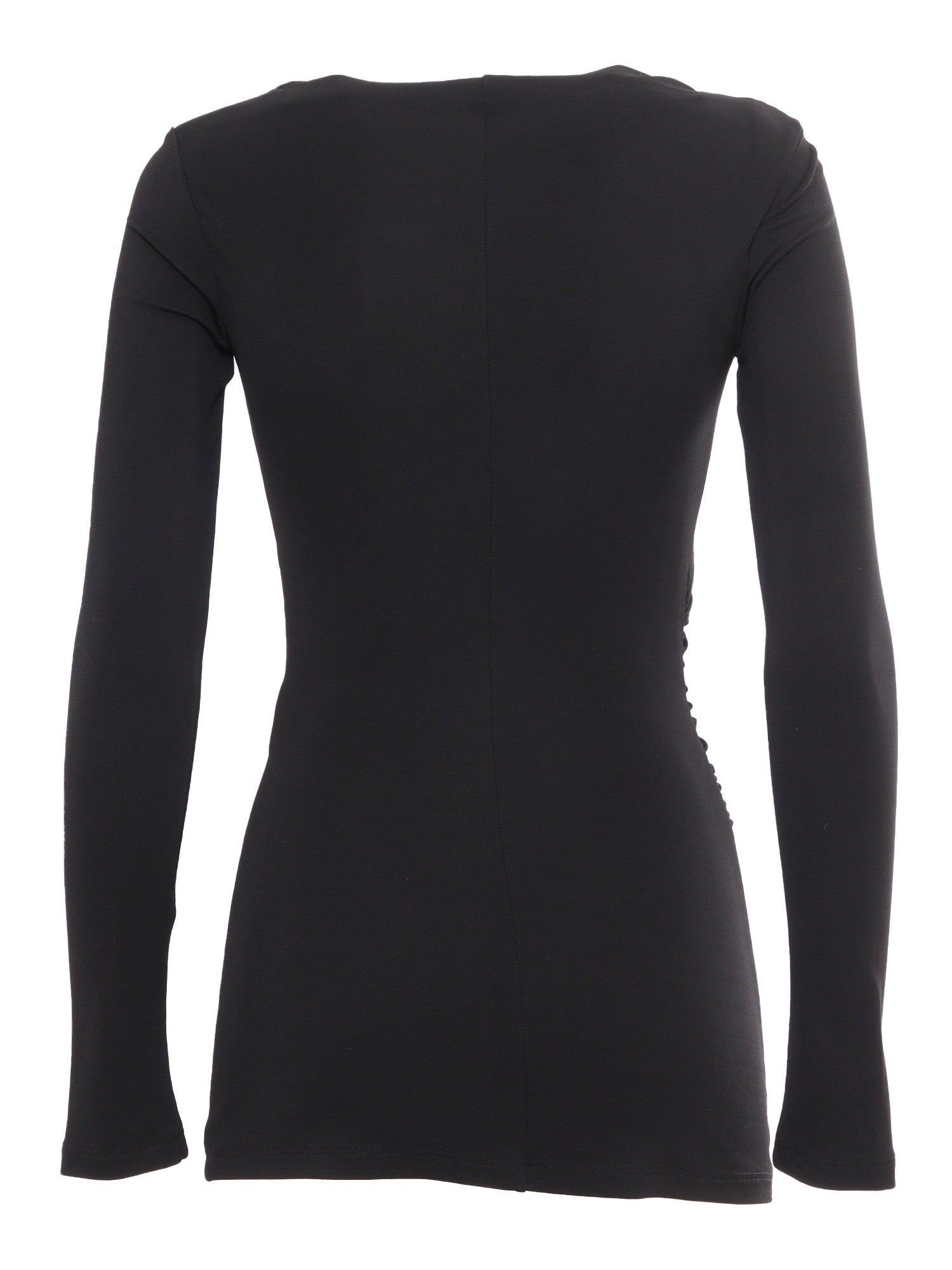 Sweater Black Viscose Elastane