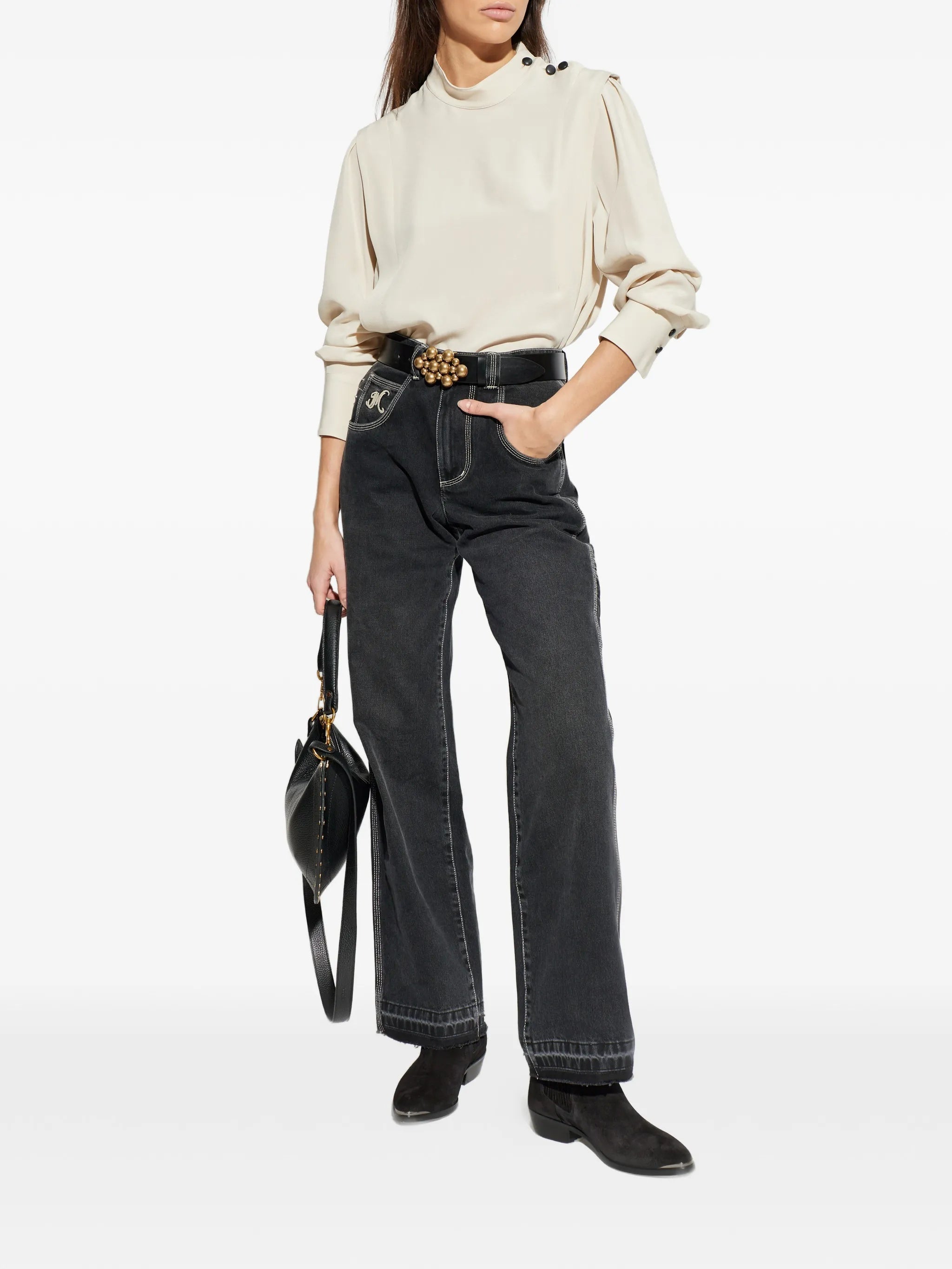 Jeyda Pants Grey Jean
