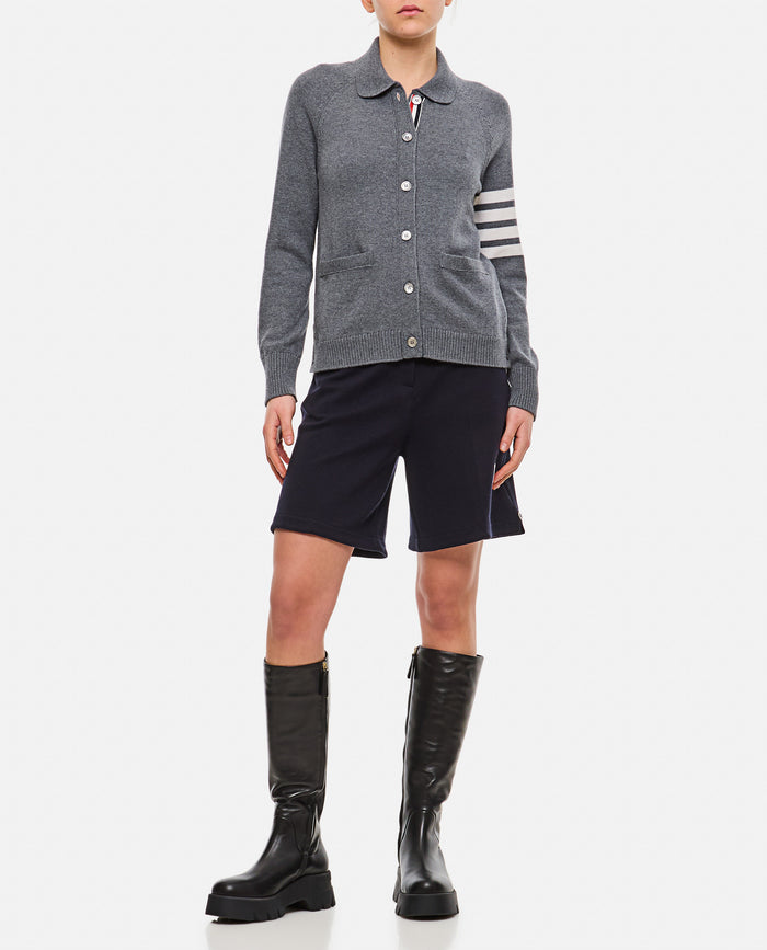 Thom Browne Shorts Blue Virgin Wool