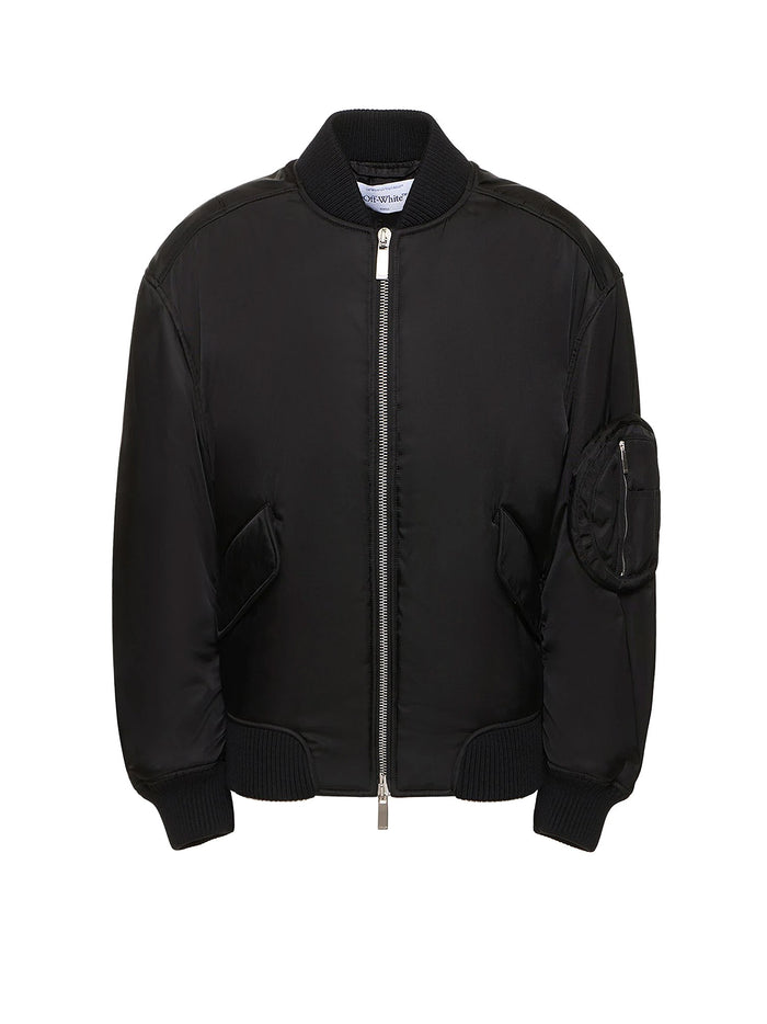 Off White Jackets Black Poliestere