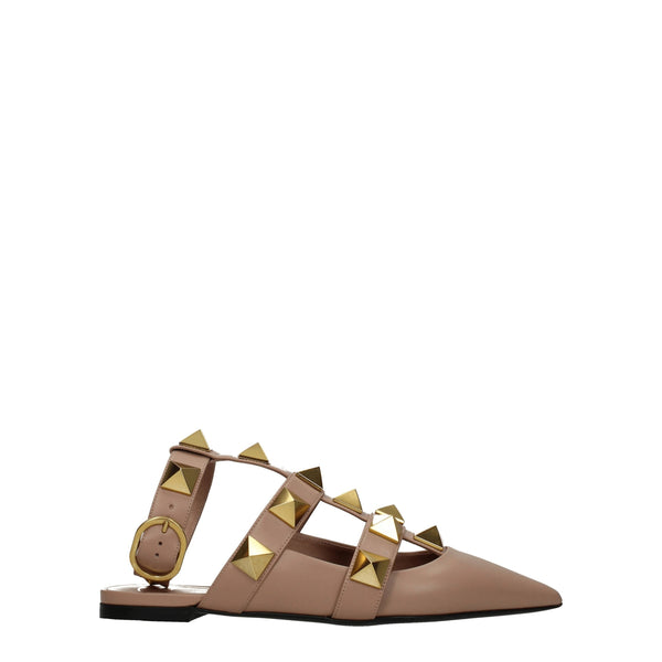 Valentino Garavani Leather flat in pink