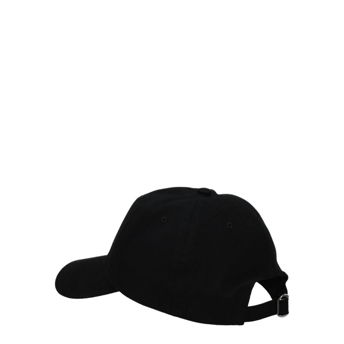 Valentino Garavani VA8547166191881BT 98% cotton baseball cap in black — view 2
