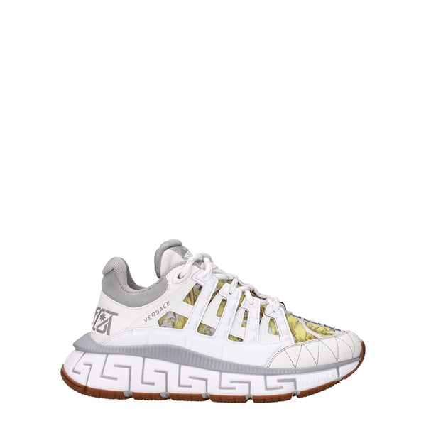 Versace Leather sneaker in white