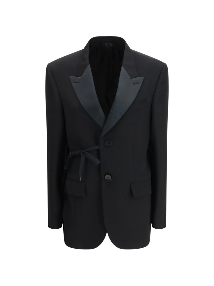 Wrap Tuxedo Jacket Black Giacca