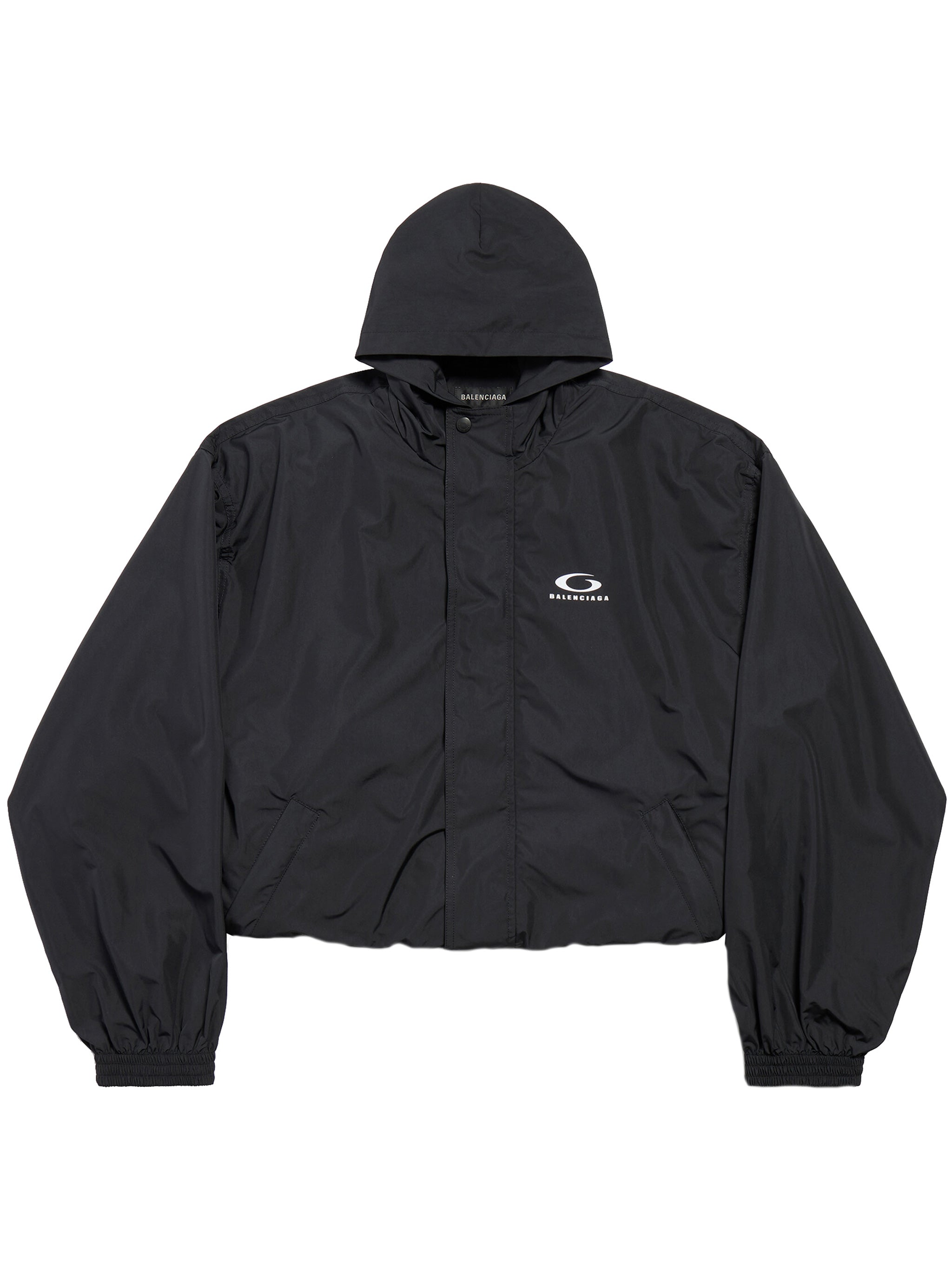Folded Windbreaker Black Giacca