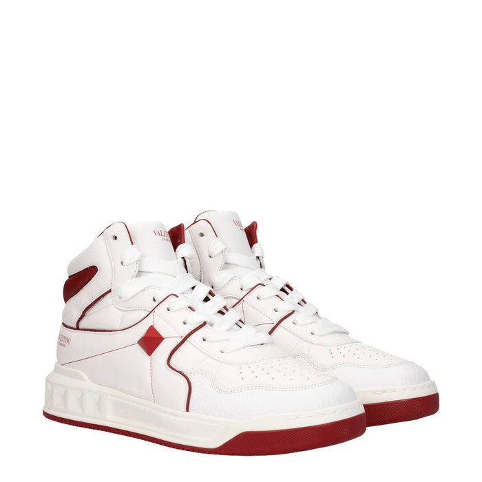 Valentino Garavani Leather sneaker in white — view 2