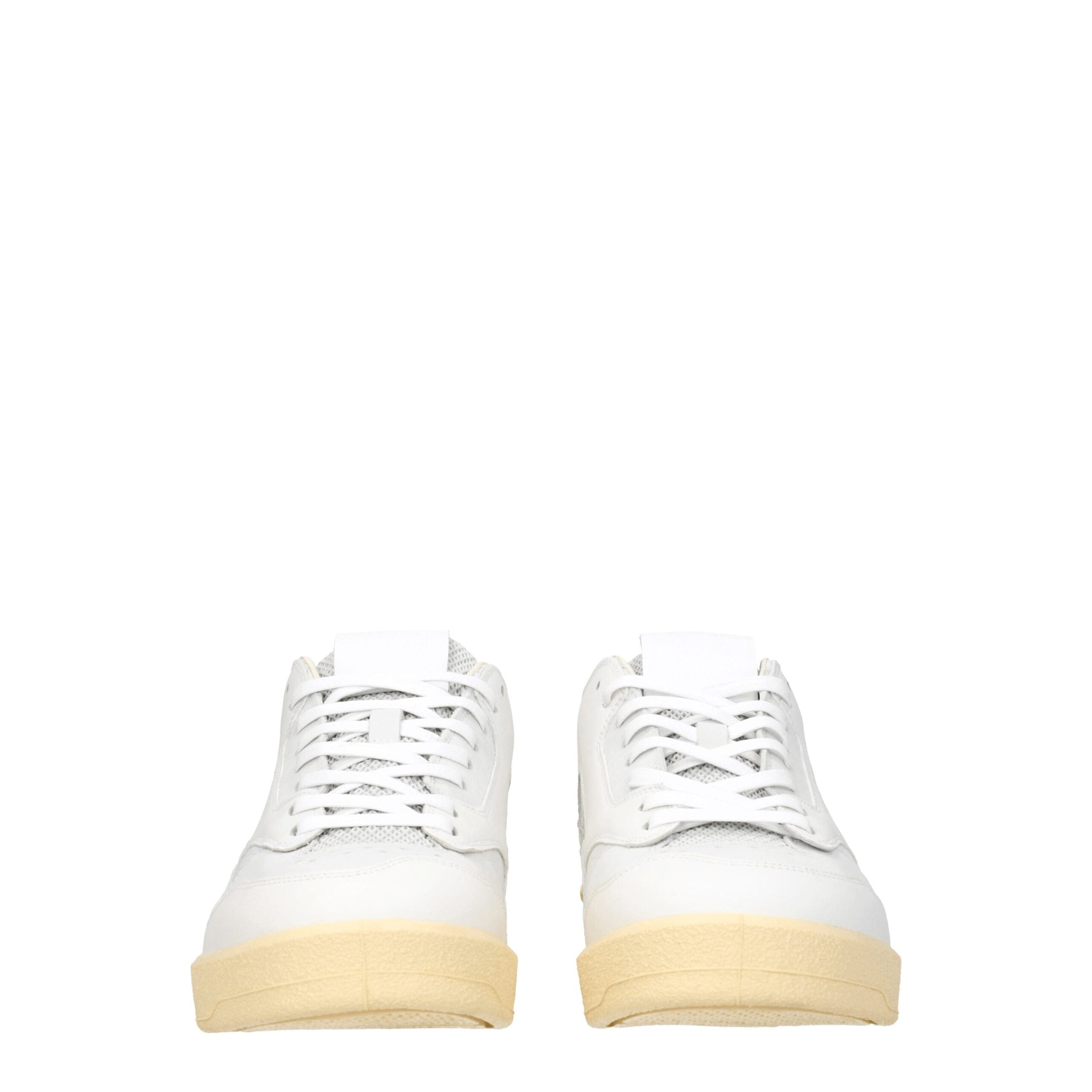 Jil Sander Leather sneaker in white — view 3