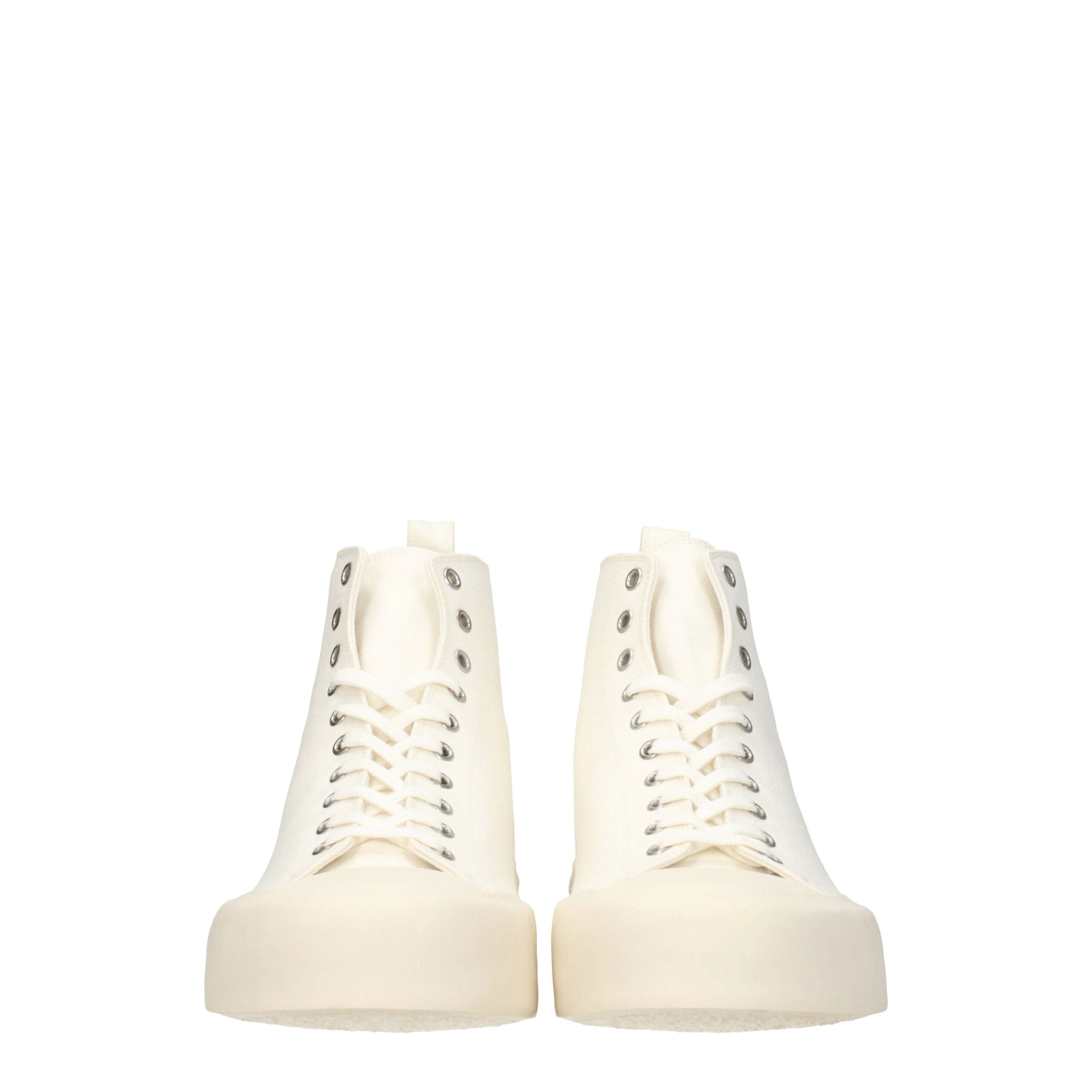 Jil Sander Canvas sneaker in beige — view 3