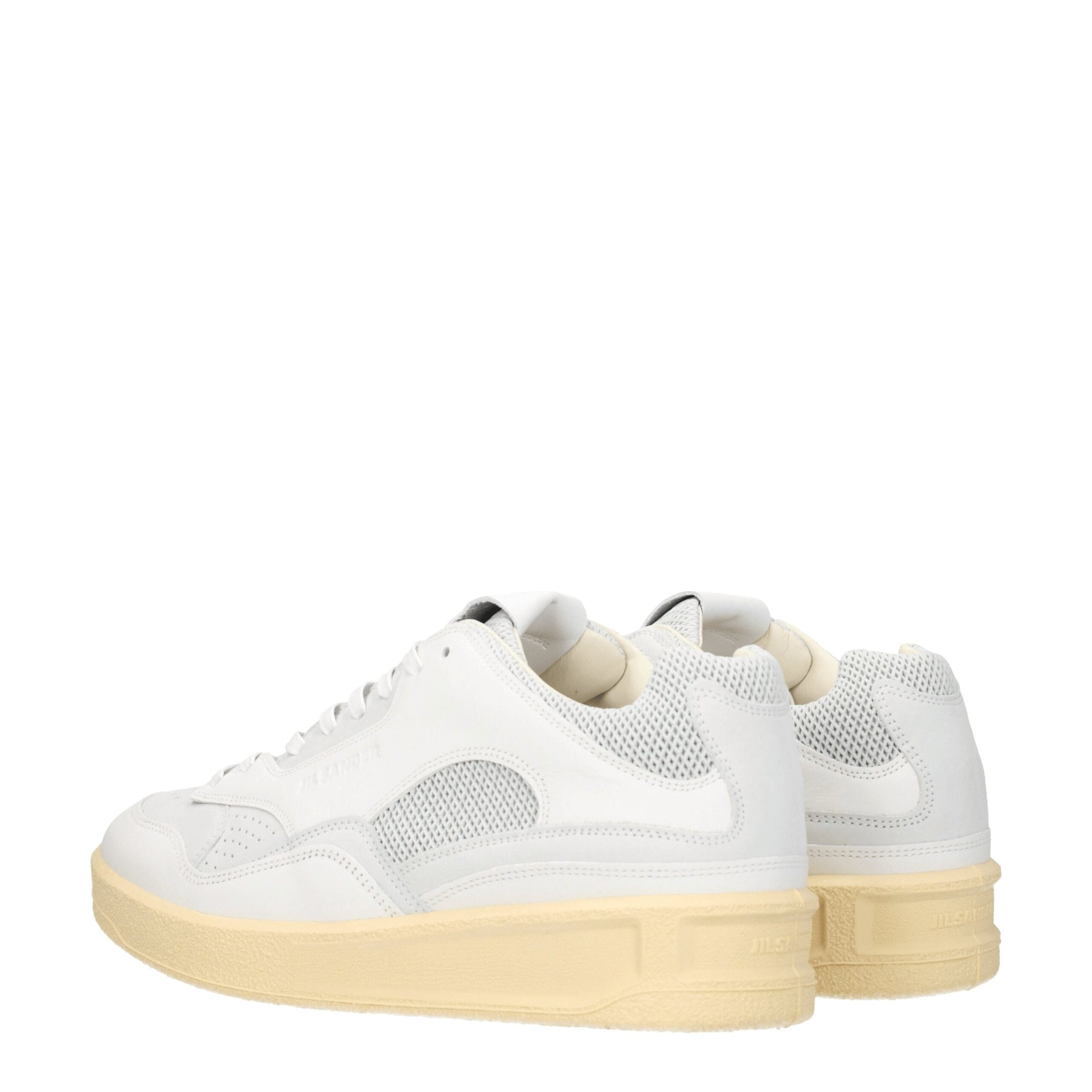 Jil Sander Leather sneaker in white — view 4