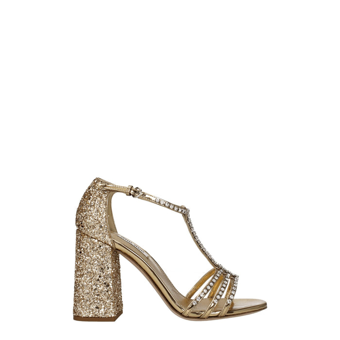 Miu Miu Plastic sandal in gold